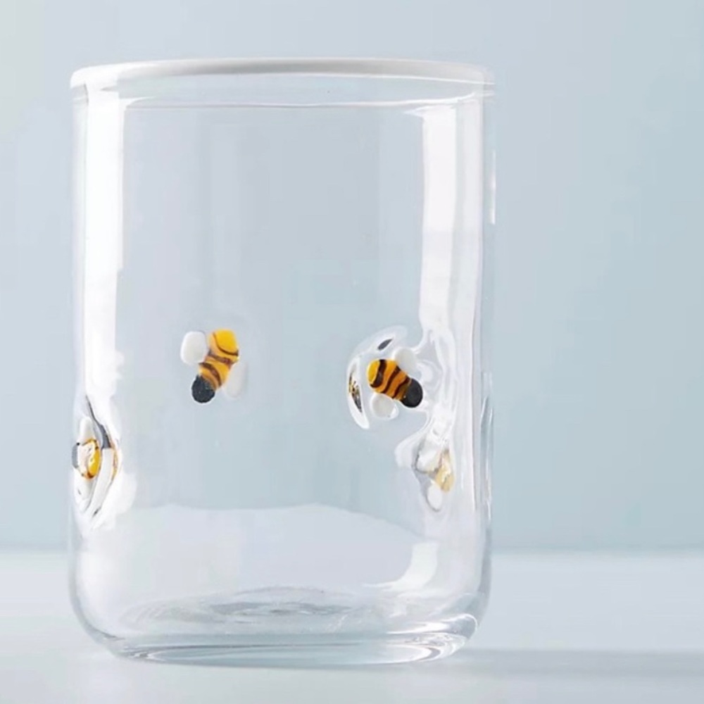 Anthropologie 🐝 Lola Bee Juice Glass / Set of 2